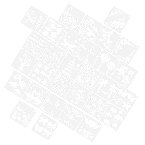 Holibanna 30 Teilige Malvorlagen Schablonen Zum Zeichnen Basteln Für Malschablonen Farbkunst Kits Für Malformen Schablone Zum Malen Aus Kunststoff Holibanna 30 Teilige Malvorlagen Schablonen Zum Zeichnen Basteln Für Malschablonen Farbkunst Kits Für Malformen Schablone Zum Malen Aus Kunststoff von Holibanna