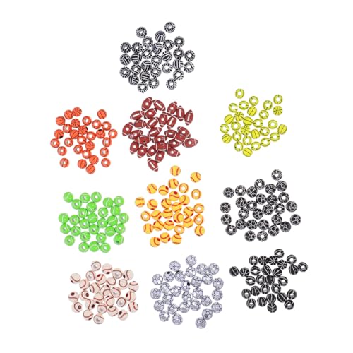 Holibanna 300 Stück Teiliges Acryl-sportperlen Armbänder mit Baseball Basketball Tennis Volleyball Fußball und Rugby-motiven Robust Leicht für DIY Schmuck und Teamaktivitäten Holibanna 300 Stück Teiliges Acryl-sportperlen Armbänder mit Baseball Basketball Tennis Volleyball Fußball und Rugby-motiven Robust Leicht für DIY Schmuck und Teamaktivitäten von Holibanna