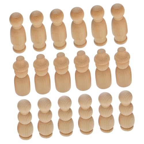 Holibanna 30Stücke DIY Holzfiguren zum Bemalen Unvollendete Puppen Kreative Dekoration für Hölzerne Peg Puppen für Kunstprojekte Leicht und Vielseitig für Individuelles Design Holibanna 30Stücke DIY Holzfiguren zum Bemalen Unvollendete Puppen Kreative Dekoration für Hölzerne Peg Puppen für Kunstprojekte Leicht und Vielseitig für Individuelles Design von Holibanna