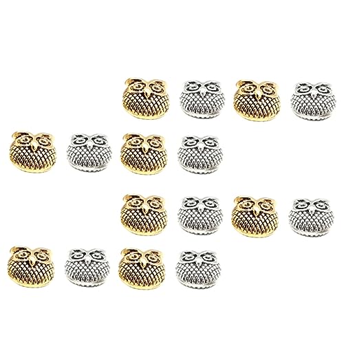 Holibanna 30Stücke Eule Spacer Perlen DIY Schmuck Herstellung Metallperlen für Armbänder Mehr für Kreative Bastelprojekte und Holibanna 30Stücke Eule Spacer Perlen DIY Schmuck Herstellung Metallperlen für Armbänder Mehr für Kreative Bastelprojekte und von Holibanna