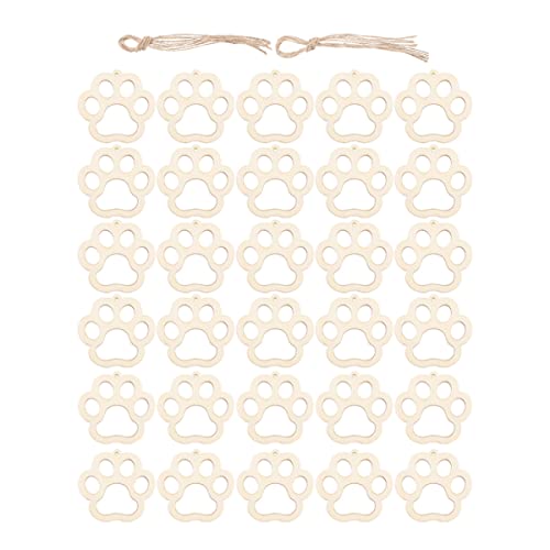 Holibanna 30Stücke Hängende Holzscheiben Mit Löchern DIY Ornamente Für Bastelprojekte Hochzeitsdekoration Und Gestaltung Unvollendete Holzanhänger Zum Aufhängen Holibanna 30Stücke Hängende Holzscheiben Mit Löchern DIY Ornamente Für Bastelprojekte Hochzeitsdekoration Und Gestaltung Unvollendete Holzanhänger Zum Aufhängen von Holibanna