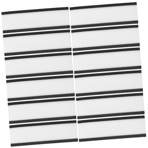 Holibanna 30Stücke Magnetische Etikettenhalter für Kanal Langlebig für Organisation von Produkten zur Verwendung und Ordnern von Holibanna