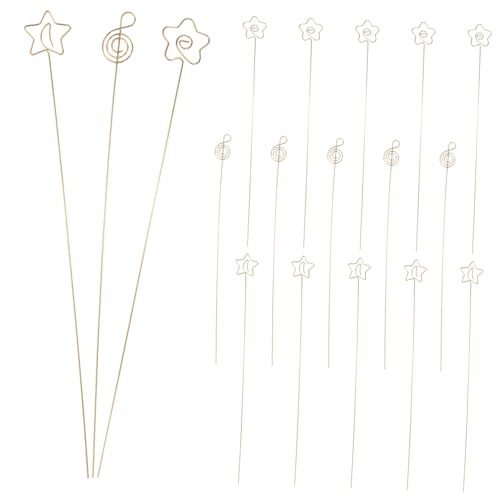 Holibanna 30stücke Teiliges Metall Blumenkarte Halter Mit Stäbchen Platzkartenhalter Für Hochzeiten Partys Events Stabil Und Langlebig Für Fotos Erinnerungen Und Tischdekoration von Holibanna