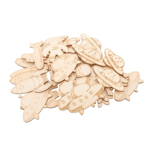 Holibanna 32 Stück Teiliges Diy Holzhandwerkset für Weltraum Themen mit Unvollendeten Holzscheiben für Partydekorationen und Kreative Bastelprojekte Holibanna 32 Stück Teiliges Diy Holzhandwerkset für Weltraum Themen mit Unvollendeten Holzscheiben für Partydekorationen und Kreative Bastelprojekte von Holibanna