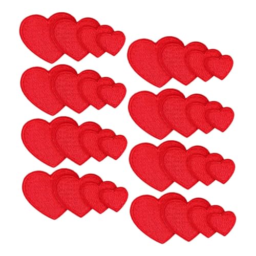 Holibanna 32 Stück Teiliges Rote Herz Aufnäher Bestickt zum Aufbügeln und Aufnähen Dauerhafte Stickerei Applikationen für Kleidung Hüte Jeans Rucksäcke Schuhe Vielseitige DIY Dekoration Holibanna 32 Stück Teiliges Rote Herz Aufnäher Bestickt zum Aufbügeln und Aufnähen Dauerhafte Stickerei Applikationen für Kleidung Hüte Jeans Rucksäcke Schuhe Vielseitige DIY Dekoration von Holibanna