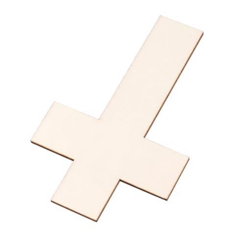 Holibanna 36 Stück Holzhandwerk Vatertagsbasteln Für Spirituelle Bastelset Für Kruzifix Holzschnitt Bausätze Holzornamente Holzausschnitte Kreuzen Hölzern von Holibanna