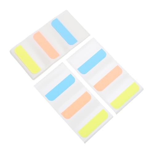 Holibanna 360Stücke Tragbare Haftnotizen Farbige Indexmarker für Büro und Schule Selbstklebende Beschriftungen Praktische Memo Pads für Zuhause und Unterwegs von Holibanna