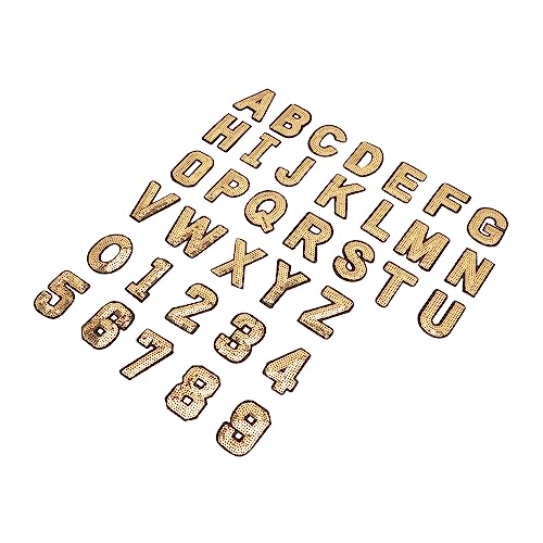 Holibanna 36Stücke Buchstaben Patches Dekorative Aufnäher zum Aufbügeln für Kleidungsreparatur und DIY Projekte für Kissen Pullover und Mehr Holibanna 36Stücke Buchstaben Patches Dekorative Aufnäher zum Aufbügeln für Kleidungsreparatur und DIY Projekte für Kissen Pullover und Mehr von Holibanna