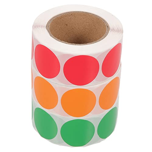 Holibanna 3Rollen Aufkleber mit Kreispunkten Haftstark für Markierung Sortierung und Versiegelung für Belohnungen und Vielseitige Anwendungen Holibanna 3Rollen Aufkleber mit Kreispunkten Haftstark für Markierung Sortierung und Versiegelung für Belohnungen und Vielseitige Anwendungen von Holibanna