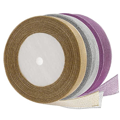 Holibanna 3Rollen Geschenkverpackungsband Dekoratives Schneideband für Bastelprojekte Blumenarrangements und Partydekoration und Yards von Holibanna