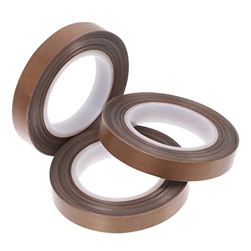 Holibanna 3Rollen Hitzebeständiges Klebeband Isolierband aus Hochtemperaturbeständig Leicht zu Handhaben für Elektronik Verpackung Versiegelung Holibanna 3Rollen Hitzebeständiges Klebeband Isolierband aus Hochtemperaturbeständig Leicht zu Handhaben für Elektronik Verpackung Versiegelung von Holibanna
