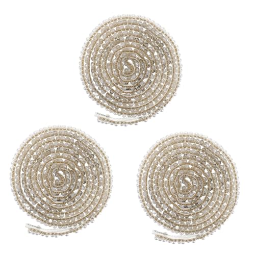 Holibanna 3Rollen Selbstklebendes Perlen Strassband Breit Glänzendes DIY Dekorationsband für Hochzeit Geburtstag Party Vielseitiges Perlenschmuckband für Kleidung Taschen Schuhe Holibanna 3Rollen Selbstklebendes Perlen Strassband Breit Glänzendes DIY Dekorationsband für Hochzeit Geburtstag Party Vielseitiges Perlenschmuckband für Kleidung Taschen Schuhe von Holibanna