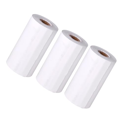Holibanna 3Rollen Sofortbildkamerapapier Thermopapier für Kinderkameras Bedruckbare Papierrollen für Drucke Selbstklebend Langlebig für Drucker von Holibanna