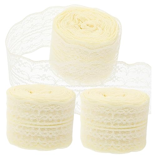 Holibanna 3Rollen Spitzenband ohne Elastizität DIY Nähzubehör für Kleidung Vorhänge und Dekoration Eleganten Farben für Kreative Projekte Holibanna 3Rollen Spitzenband ohne Elastizität DIY Nähzubehör für Kleidung Vorhänge und Dekoration Eleganten Farben für Kreative Projekte von Holibanna