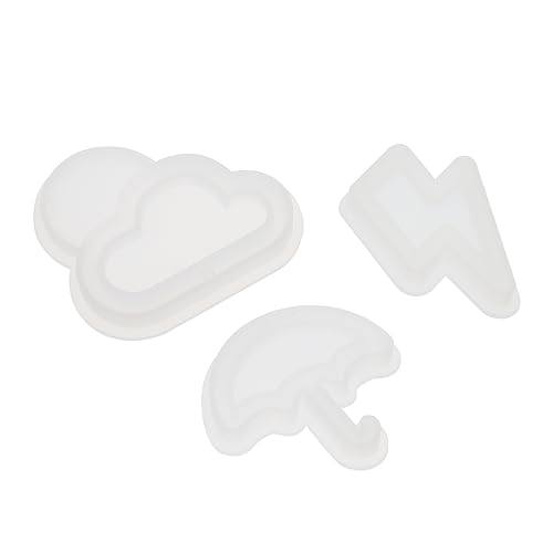 Holibanna 3Stücke Silikonform Für DIY Anhänger Non Stick Gießform Für Ohrringe Flexible Und Langlebige Silikonformen Für Bastelprojekte Und Schutzfolie Verwenden von Holibanna