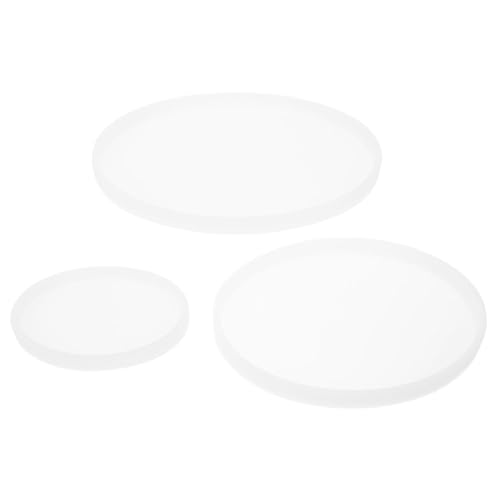 Holibanna 3Stücke Silikonformen für DIY Handwerk Epoxidharz Gießform Flexible Silikonmuster für Kreative Dekorationen und Handgemachte Ornamente Einfach zu Reinigen und Langlebig von Holibanna