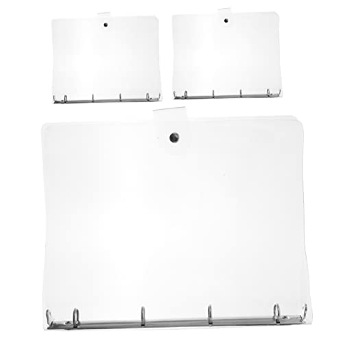 Holibanna 3Stücke Teiliges Dokumenten Organizer Transparentes Ringbuch für Schule Zuhause Multifunktionaler Datei Binder mit Stabiler und Leichtem Design Holibanna 3Stücke Teiliges Dokumenten Organizer Transparentes Ringbuch für Schule Zuhause Multifunktionaler Datei Binder mit Stabiler und Leichtem Design von Holibanna