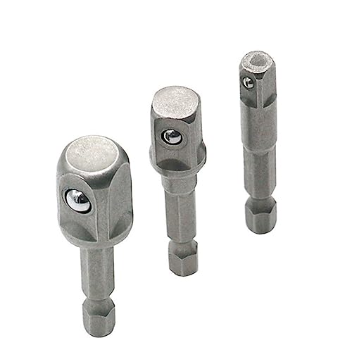 Holibanna 3Stücke Teiliges Sockelschlüssel Set Sechskant zu Quadrat Adapter für Bohrer Erweiterung Sockel Adapter Set Hochwertige Verlängerung für Schlagschrauber Einfach Holibanna 3Stücke Teiliges Sockelschlüssel Set Sechskant zu Quadrat Adapter für Bohrer Erweiterung Sockel Adapter Set Hochwertige Verlängerung für Schlagschrauber Einfach von Holibanna