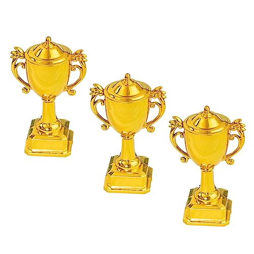 Holibanna 3Stücke Trophäen Kuchen Topper für Wettbewerb Party Einzigartige Kuchendekoration für Geburtstagskuchen Feiern und Fruchtteller Langlebig und Kreativ für Festlichkeiten von Holibanna