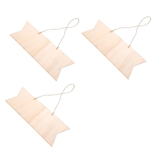 Holibanna 3Stücke Unfertige Hängende Holzschilder Leere Plaketten für DIY Projekte für Partydekorationen und Wohnkultur Bastelholz mit Vielseitigen Gestaltungsmöglichkeiten Holibanna 3Stücke Unfertige Hängende Holzschilder Leere Plaketten für DIY Projekte für Partydekorationen und Wohnkultur Bastelholz mit Vielseitigen Gestaltungsmöglichkeiten von Holibanna