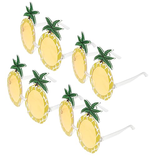 Holibanna 4 Paare lustige Brille kinderferngläser faschingsbrille partybrillen witzige brillen tropische Party Sonnenbrillen-Requisiten UV schnapsgläser Ananasbrille Ananas - Stk von Holibanna