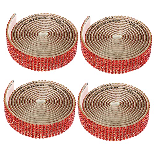 Holibanna 4 Rollen Strass Applikationen zum Aufbügeln Reihig Breit Selbstklebende DIY Gürtel Dekoration für Braut Hochzeit Kleidung Vielseitige Handwerksverzierung Holibanna 4 Rollen Strass Applikationen zum Aufbügeln Reihig Breit Selbstklebende DIY Gürtel Dekoration für Braut Hochzeit Kleidung Vielseitige Handwerksverzierung von Holibanna