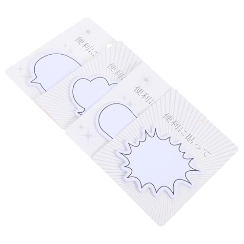 Holibanna 4 Sätze Kreative Haftnotizen Selbstklebende Memo Pads für Büro und Zuhause Praktische Notizzettel Vielseitige Anwendung für Erinnerungen und Notizen von Holibanna
