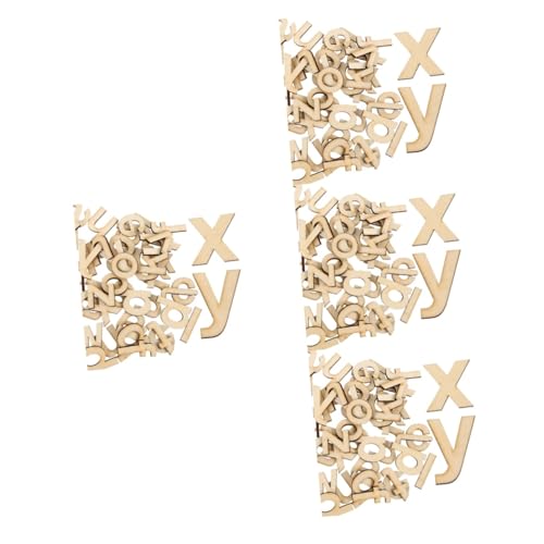 Holibanna 4 Sätze Leerer Holzbrief Alphabet Untere Wandbuchstaben Kinderspielzeug Hoch Namensschilder Fürs Kinderzimmer Buchstaben Perlen Stickbuchstaben Fall Kleinbuchstaben Unvollendet von Holibanna