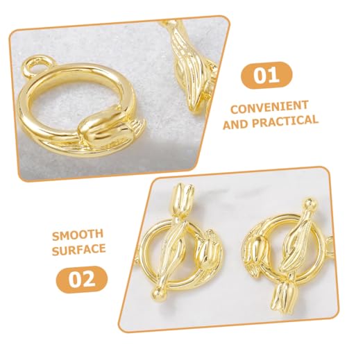 Holibanna 4 Sätze Metall Toggle Verschlüsse Kupfer Schmuckverschluss für DIY Armband Halskette Basteln Langlebig Leicht Kompakt Geschenkidee Holibanna 4 Sätze Metall Toggle Verschlüsse Kupfer Schmuckverschluss für DIY Armband Halskette Basteln Langlebig Leicht Kompakt Geschenkidee von Holibanna