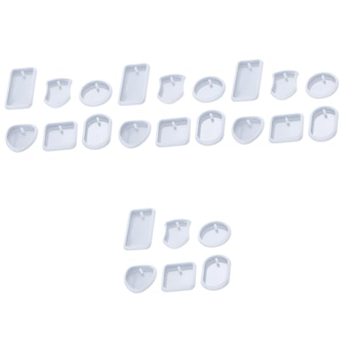 Holibanna 4 Sätze Silikonform Für Schlüsselanhänger Teiliges Für Diy Anhänger Und Dekoration Gießform Hochwertigem Silikon Für Handgemachte Und Projekte 6 Stück * 4 von Holibanna