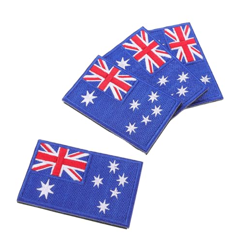 Holibanna 4 Stück Australien Flaggen Aufnäher Bestickte Patches zum Aufnähen und Aufbügeln für Rucksäcke Jacken Hüte Abnehmbar Patriotisches Design Vielseitig Einsetzbar Holibanna 4 Stück Australien Flaggen Aufnäher Bestickte Patches zum Aufnähen und Aufbügeln für Rucksäcke Jacken Hüte Abnehmbar Patriotisches Design Vielseitig Einsetzbar von Holibanna