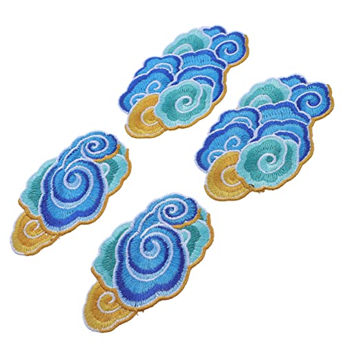 Holibanna 4 Stück Banner Tischsets Stoff Hosenaufnäher Nähset für Erwachsene Zubehör Patches für Heimwerker DIY liefert gestickte Aufnäher Cloud-Patch wolkenförmige Patches Polyesterfaden Holibanna 4 Stück Banner Tischsets Stoff Hosenaufnäher Nähset für Erwachsene Zubehör Patches für Heimwerker DIY liefert gestickte Aufnäher Cloud-Patch wolkenförmige Patches Polyesterfaden von Holibanna