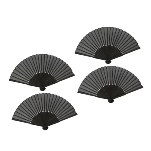 Holibanna 4 Stück Faltfächer Schwarz Chinesischer Stil für Tanz Fotografie Sommerreisen Leicht und Tragbar Eleganter Handfächer für Männer mit Feiner Verarbeitung und Antikem Design Holibanna 4 Stück Faltfächer Schwarz Chinesischer Stil für Tanz Fotografie Sommerreisen Leicht und Tragbar Eleganter Handfächer für Männer mit Feiner Verarbeitung und Antikem Design von Holibanna