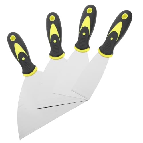 Holibanna 4 Stück Glasofenreiniger Glasreiniger Herdschaber Messer Zum Abkleben Von Trockenbauwänden Glas-kochfeldschaber Zubehör Für Gasöfen Rasiermesser von Holibanna