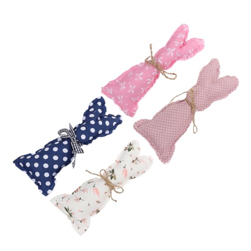 Holibanna 4 Stück Hasen-Dekoration Baumwollstoff Kaninchen-Ornament Tischdeko Für Innen Osterparty-schmuck Holibanna 4 Stück Hasen-Dekoration Baumwollstoff Kaninchen-Ornament Tischdeko Für Innen Osterparty-schmuck von Holibanna