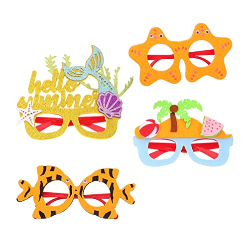 Holibanna 4 Stück Hawaiian Party Brillen Dekorative Sonnenbrillen für Strand und Leicht und Tragbar für Fotorequisiten und Festlichkeiten Bunten Designs Meerjungfrau Seestern Strand Holibanna 4 Stück Hawaiian Party Brillen Dekorative Sonnenbrillen für Strand und Leicht und Tragbar für Fotorequisiten und Festlichkeiten Bunten Designs Meerjungfrau Seestern Strand von Holibanna