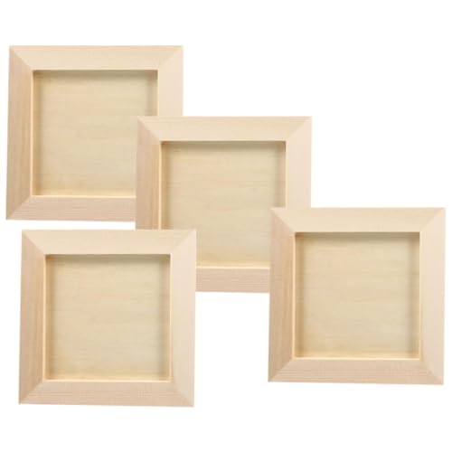 Holibanna 4 Stück Holz Bilderrahmen für Diy Kunstrahmen aus Leichtem Holz für Kreative Bastelprojekte Zeichentafel Holibanna 4 Stück Holz Bilderrahmen für Diy Kunstrahmen aus Leichtem Holz für Kreative Bastelprojekte Zeichentafel von Holibanna