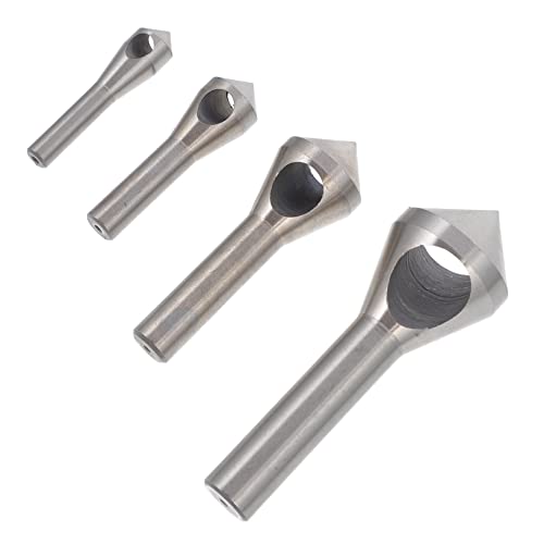 Holibanna 4 Stück Innerer Chipschub Werkzeug Schlüssel Holzbearbeitung Verjüngt Fase Countersink Thamfer Devorn Metallsenkerbohrer Countersink Kammernbohrer Hochgeschwindigkeitsstahl Silber Holibanna 4 Stück Innerer Chipschub Werkzeug Schlüssel Holzbearbeitung Verjüngt Fase Countersink Thamfer Devorn Metallsenkerbohrer Countersink Kammernbohrer Hochgeschwindigkeitsstahl Silber von Holibanna