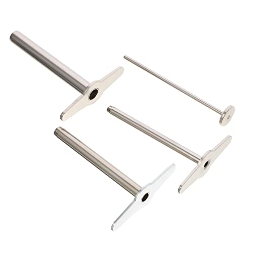 Holibanna 4 Stück Locher für Gummistopfen Werkzeug Stopper-Lochstanzer Puncher Strohlocher Finger Gummistopfenschneider Laborlocher Lochperforator aus Gummi Gummistopfenstanzer Stahl Silver von Holibanna