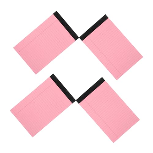 Holibanna 4 Stück Notizbuch Block schmucklos treffen es ist gefüttert Schreibwaren Farbe legal Pads To-Do-Liste Merkzettel Bürobedarf Zeitplan-Notizblöcke Notepad abreißen Papier Rosa von Holibanna