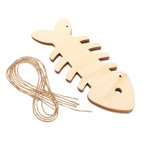Holibanna 4 Stück Teiliges DIY Holzfisch Dekoset Unlackierten Holzstücken zum Bemalen Basteln für Sicher und Leicht für Handarbeiten und Partys Holibanna 4 Stück Teiliges DIY Holzfisch Dekoset Unlackierten Holzstücken zum Bemalen Basteln für Sicher und Leicht für Handarbeiten und Partys von Holibanna