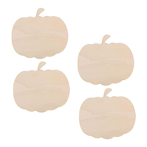 Holibanna 4 Stück Teiliges Halloween Holz Unbemalte Kürbis Holzscheiben DIY Bastelset für Glatte Oberfläche zum Bemalen Kreative Holzanhänger für Herbstdeko und Handwerk Holibanna 4 Stück Teiliges Halloween Holz Unbemalte Kürbis Holzscheiben DIY Bastelset für Glatte Oberfläche zum Bemalen Kreative Holzanhänger für Herbstdeko und Handwerk von Holibanna