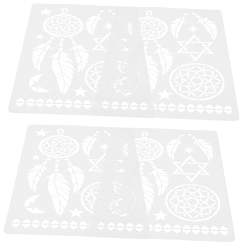 Holibanna 4 Stück Teiliges Mandala Malerschablonen aus Robustem Pet Wiederverwendbare DIY Wand Boden Schablonen für Kreative Wandgestaltung Bastelprojekte und Heimdekoration Großflächige Holibanna 4 Stück Teiliges Mandala Malerschablonen aus Robustem Pet Wiederverwendbare DIY Wand Boden Schablonen für Kreative Wandgestaltung Bastelprojekte und Heimdekoration Großflächige von Holibanna