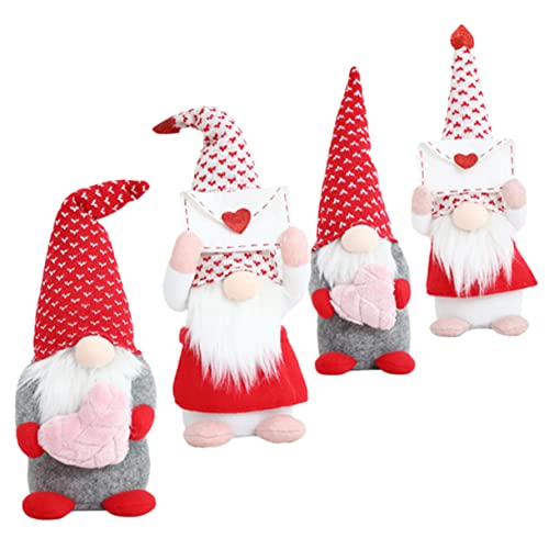 Holibanna 4 Stück Teiliges Plüsch GNOME Valentinstag Deko Süße Gesichtlose Puppen für Romantische Anlässe Hochzeitsfeiern Valentinstag und Partys Kuschelige Ornamente für Warme Holibanna 4 Stück Teiliges Plüsch GNOME Valentinstag Deko Süße Gesichtlose Puppen für Romantische Anlässe Hochzeitsfeiern Valentinstag und Partys Kuschelige Ornamente für Warme von Holibanna