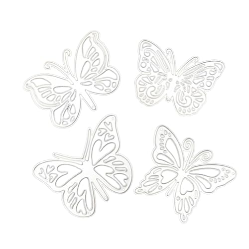 Holibanna 4 Stück Teiliges Schmetterling Stanzformen aus Hochkohlenstoffstahl DIY Prägeschablonen für Scrapbooking Grußkartenherstellung Bastelpapier Kompatibel mit Stanzmaschine Langlebig Holibanna 4 Stück Teiliges Schmetterling Stanzformen aus Hochkohlenstoffstahl DIY Prägeschablonen für Scrapbooking Grußkartenherstellung Bastelpapier Kompatibel mit Stanzmaschine Langlebig von Holibanna