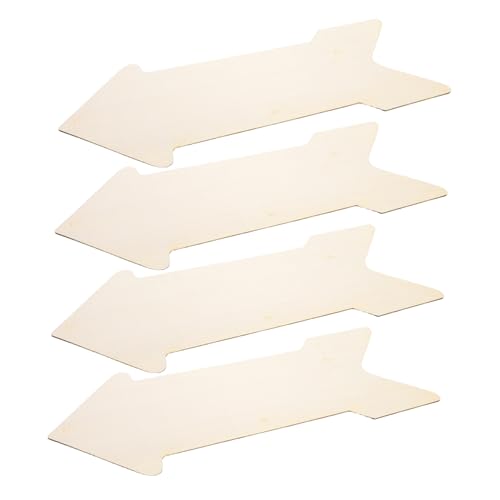 Holibanna 4 Stück Unfertige Holzpfeil Ausschnitte Diy Holz Dekorationen für Hochzeit und Zuhause Glatte Oberfläche für Malerei und Beschriftung Robuste Holzscheiben für Kreative Holibanna 4 Stück Unfertige Holzpfeil Ausschnitte Diy Holz Dekorationen für Hochzeit und Zuhause Glatte Oberfläche für Malerei und Beschriftung Robuste Holzscheiben für Kreative von Holibanna