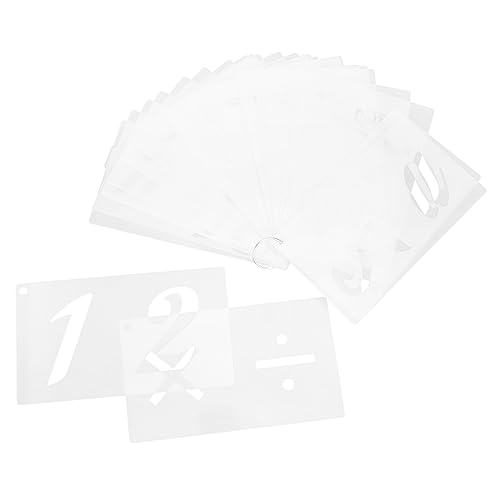 Holibanna 40 Blatt Alphabet Schablonen Set Teiliges Set für Spraymalerei Wiederverwendbare Buchstaben und Zahlenschablonen Langlebigem Pet Material für DIY Kunstprojekte Karten Dekorationen Holibanna 40 Blatt Alphabet Schablonen Set Teiliges Set für Spraymalerei Wiederverwendbare Buchstaben und Zahlenschablonen Langlebigem Pet Material für DIY Kunstprojekte Karten Dekorationen von Holibanna