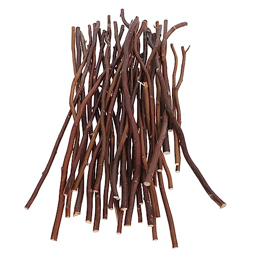 Holibanna 40 Stück DIY Zweigdekoration Natürliche Holzstäbe für Bastelprojekte für Kreative Dekorationen und Handwerksarbeiten Sicher und Zuverlässig der Anwendung von Holibanna