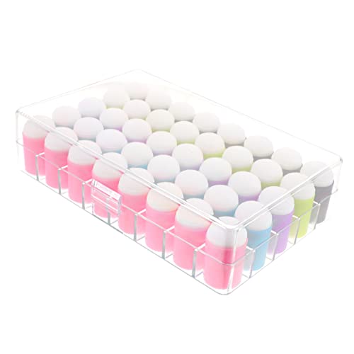Holibanna 40 Stück Finger Schwammstempel Set mit Handabdruck Malwerkzeuge für Kreative DIY Projekte Geeignet für Fingerfarben und Bastelarbeiten für Familienaktivitäten von Holibanna