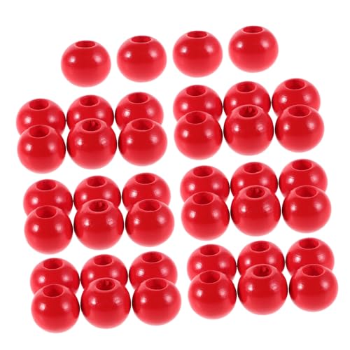 Holibanna 40 Stück Große Runde Holzperlen mit Loch Robuste DIY Schmuckperlen für Halsketten Armbänder und Bastelarbeiten Natürliche Holzperlen zum Auffädeln und Dekorieren Holibanna 40 Stück Große Runde Holzperlen mit Loch Robuste DIY Schmuckperlen für Halsketten Armbänder und Bastelarbeiten Natürliche Holzperlen zum Auffädeln und Dekorieren von Holibanna